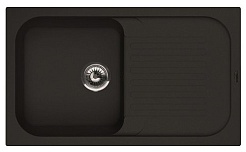 Florentina Мойка гранитная Арона 860 с крылом антрацит – фотография-1