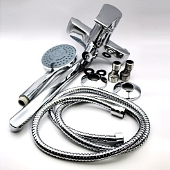 Teymi Смеситель для ванны с душем Lori T10222 универсальный хром – фотография-8