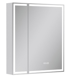 Equil Зеркальный шкаф Corner 70 белый – фотография-1