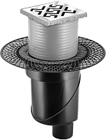 BERGES Wasserhaus Душевой трап Platz Antik 100 091060 хром глянец