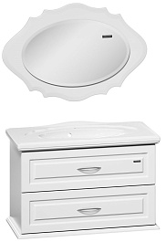  Тумба с раковиной Mero 100 белая – фотография-3