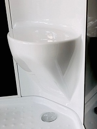 Royal Bath Душевая кабина RB 100HK7-BT-CH (черное/прозрачное стекло) – фотография-3