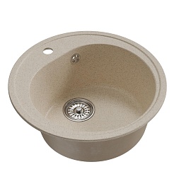 Mixline Мойка кухонная ML-GM11 бежевая – фотография-2