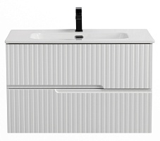 Cezares Тумба с раковиной Duet 80 подвесная CZR-8095-80 bianco lucido