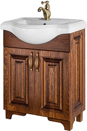 Водолей Мебель для ванной Дубэлла 65 орех – фотография-3