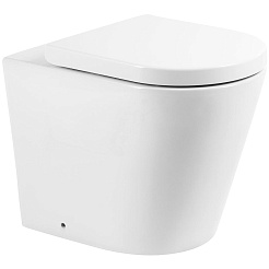 BelBagno Унитаз приставной напольный Flay-r BB1003CBR/SC – фотография-1