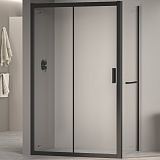 RGW Душевой уголок Passage PA-76-1B (PA-016B + Z-060-2B) 170x100 профиль черный стекло прозрачное