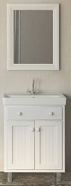 Velvex Мебель для ванной Alba 60 белая – фотография-1