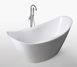 Ceruttispa Акриловая ванна GARDA 172x76x78 отдельностоящая – фотография-2