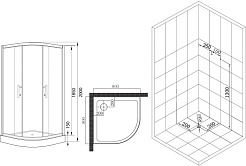 Esbano Душевой уголок ESD-8005 – фотография-15