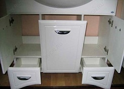 Misty Тумба для умывальника Дрея 85 с б/к – фотография-2