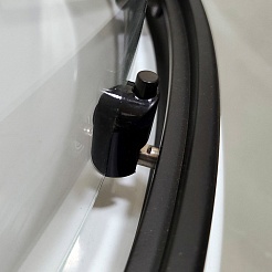 Triton Душевая кабина Прайм-Блэк-Вельвет 90x90 А без крыши – фотография-9