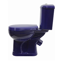 Оскольская керамика Унитаз-компакт Дора 417522 синий – фотография-2