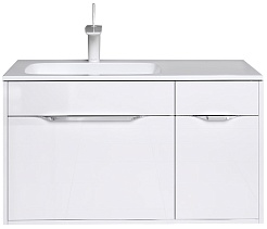 Aqwella Тумба с раковиной Malaga 90 L – фотография-1