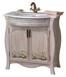 Атолл Тумба для умывальника Ривьера 80 daisy – фотография-1