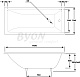 Byon Чугунная ванна Vilma 170 см – фотография-20