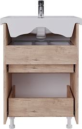 Vigo Мебель для ванной Wave 600-0-2 дуб золотой – фотография-6