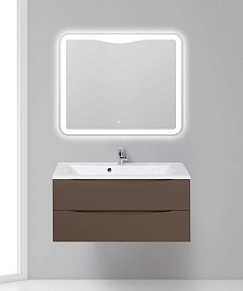 BelBagno Тумба с раковиной MARINO 1000 Cioccolato Opaco – фотография-3