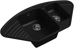 Granfest Мойка кухонная Quarz GF-Z14 Черный – фотография-1