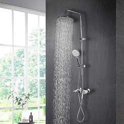 Mixline Душевая стойка 546104 хром – фотография-2