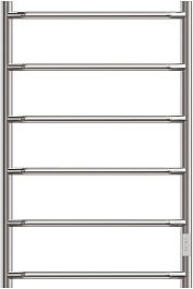 Point Полотенцесушитель электрический П6 400x800 PN06848 хром – фотография-2