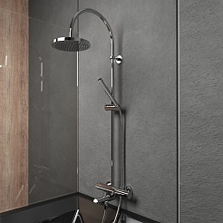 Paini Система душевая Cox 78CR687TH1KM с термоcтатом, хром – фотография-2