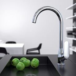 Tokito Смеситель для кухни TAKASE хром TOK-TAK-1013 – фотография-6