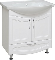 Runo Тумба под раковину Неаполь 75 белая