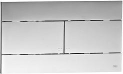 OLI Кнопка смыва Slim матовый хром – фотография-1