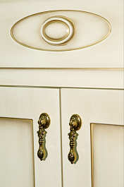 Misty Мебель для ванной Афина 100 бежевая/патина – фотография-9