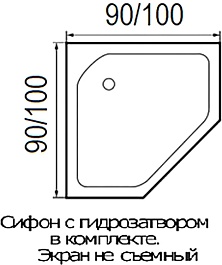 Wemor Душевой поддон 100/14 P – фотография-5