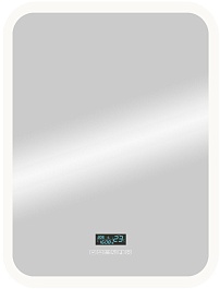 Continent Зеркало Glamour Led 700x900 с музыкальным блоком – фотография-2