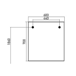 Mixline Зеркало Аврора 60 – фотография-3