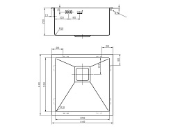 Zorg Кухонная мойка Inox PVD SZR-44 BRONZE – фотография-2