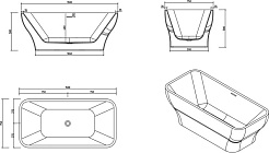 BelBagno Акриловая ванна BB73-1500-750 150x75 – фотография-6