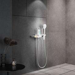 Lemark Смеситель для ванны Unibox LM6914CW белый/хром – фотография-3