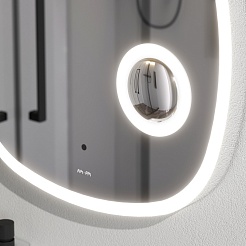 Am.Pm Зеркало Func 55 с подсветкой и увеличительным зеркальцем – фотография-6