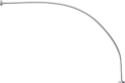 1Marka Карниз для ванны Diana 160x100 – фотография-1