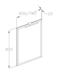  Мебель для ванной Касабланка 80 белый – фотография-3