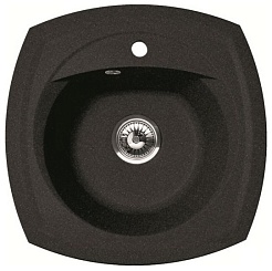 Florentina Мойка гранитная Корсика черный – фотография-1