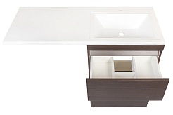 Style Line Тумба для умывальника Даллас 120 Люкс, венге – фотография-3