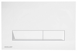 Excellent Клавиша смыва Platto белый – фотография-1