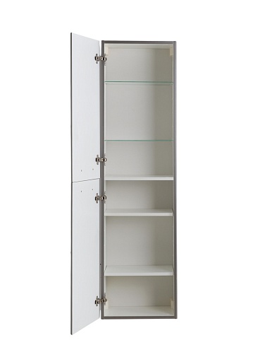 BelBagno Шкаф подвесной Due 40/150 сатин ручки Матовый тёмный никель – картинка-3