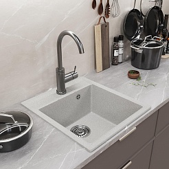 Mixline Мойка кухонная ML-GM28 серая – фотография-4