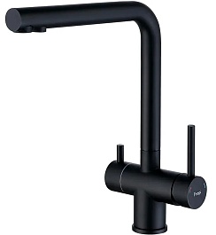Frap Смеситель для кухни F43899-36 черный – фотография-1