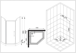 Esbano Душевой уголок ESD-8170 – фотография-14