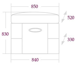 Onika Тумба с раковиной Родос 75.01 – фотография-7