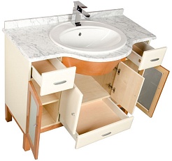 Interbano Тумба с раковиной "Boston 100" cerezo – фотография-3