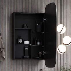 Акватон Мебель для ванной Сохо 100 R подвесная белая – фотография-13