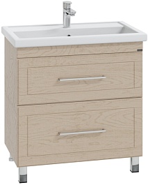 СанТа Тумба с раковиной Венера 80 дуб бежевый – фотография-1